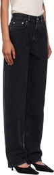 Loulou de Saison Black Samur LDS Straight Leg Jeans