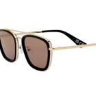 Le Specs Diametric Sunglasses in Gold/Black 