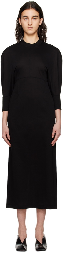 Photo: Mame Kurogouchi Black Balloon Midi Dress