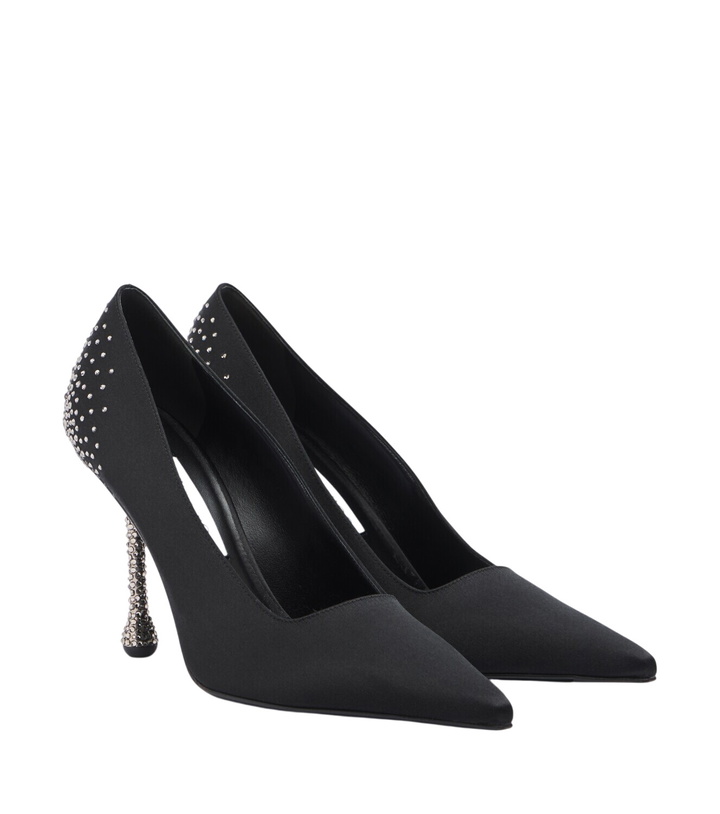 Photo: Jimmy Choo Ixia crystal-embellished satin pumps