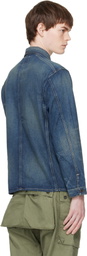 RRL Blue Torrington Engineer Denim Jacket