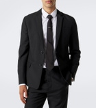 Prada Logo silk tie