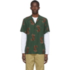 Wacko Maria Green Tigers Hawaiian Shirt