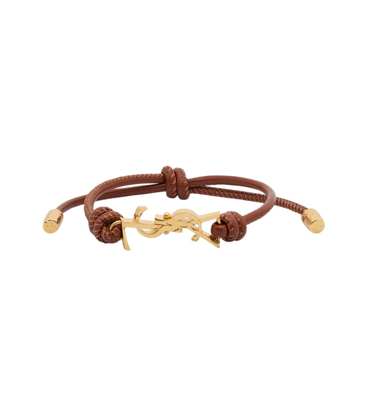 Photo: Saint Laurent Cassandre leather bracelet