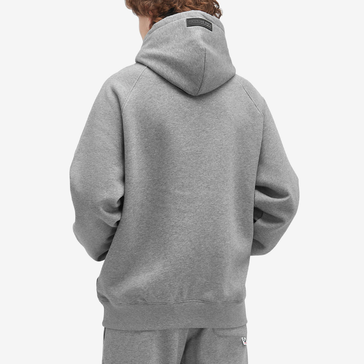 Men's AAPE Now Camo Badge Hoody in Heather Grey