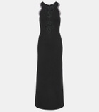 Giambattista Valli Lace-trimmed midi dress