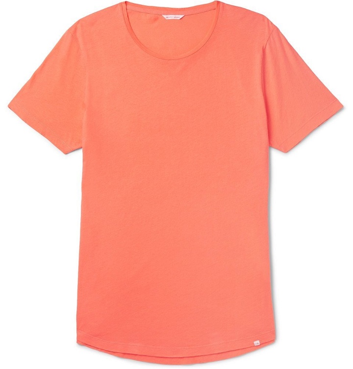Photo: Orlebar Brown - OB-T Slim-Fit Cotton-Jersey T-Shirt - Orange