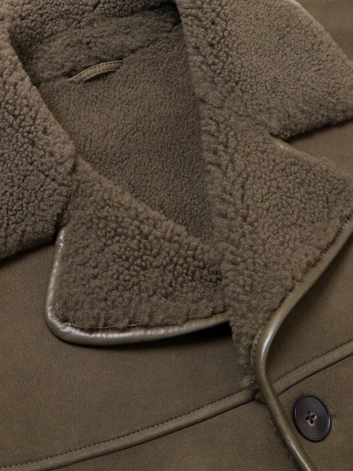 Mr P. - Shearling Coat - Green