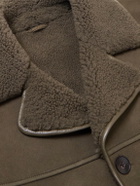 Mr P. - Shearling Coat - Green
