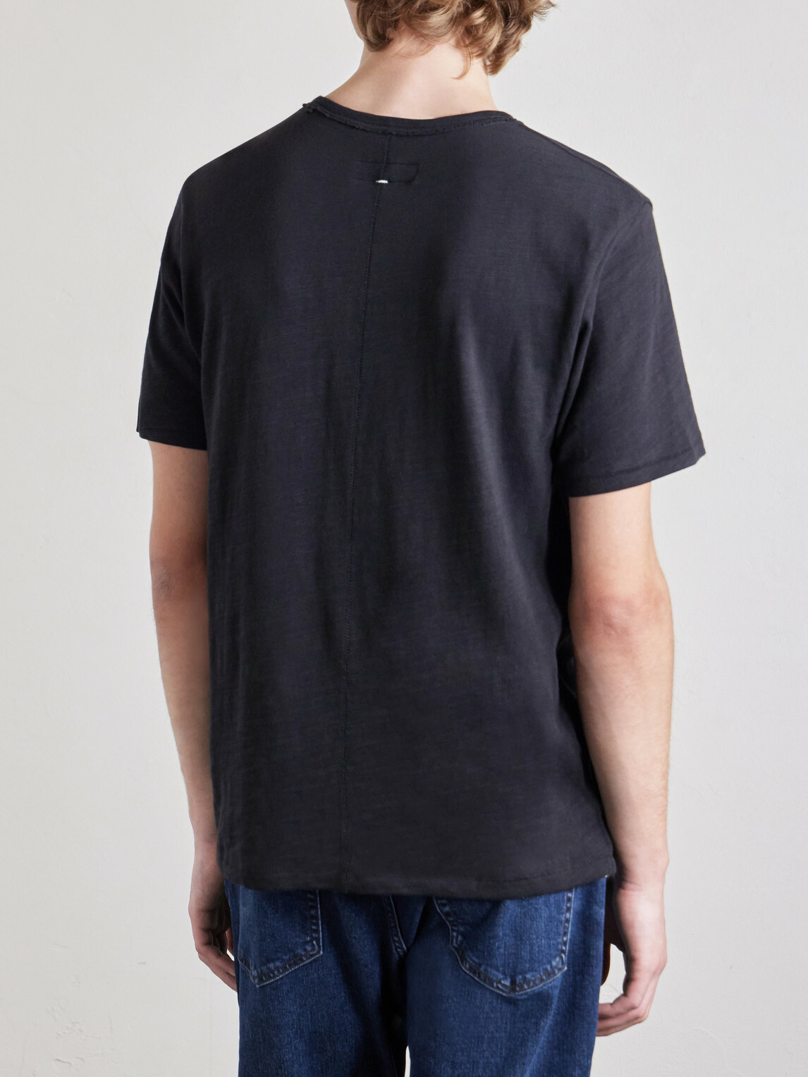 Rag & Bone - Classic Cotton-Jersey T-Shirt - Black