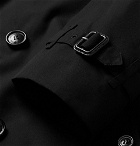 Burberry - Kensington Cotton-Gabardine Trench Coat - Men - Black