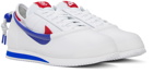 Nike White CLOT Edition Cortez Sneakers