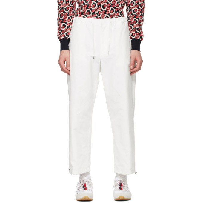 Photo: Moncler White Sport Pants