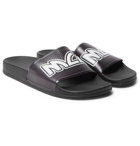 McQ Alexander McQueen - Logo-Embossed Rubber Slides - Men - Black