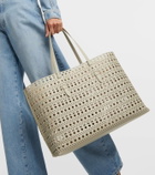Alaïa Mina 44 Vienne Wave leather tote bag