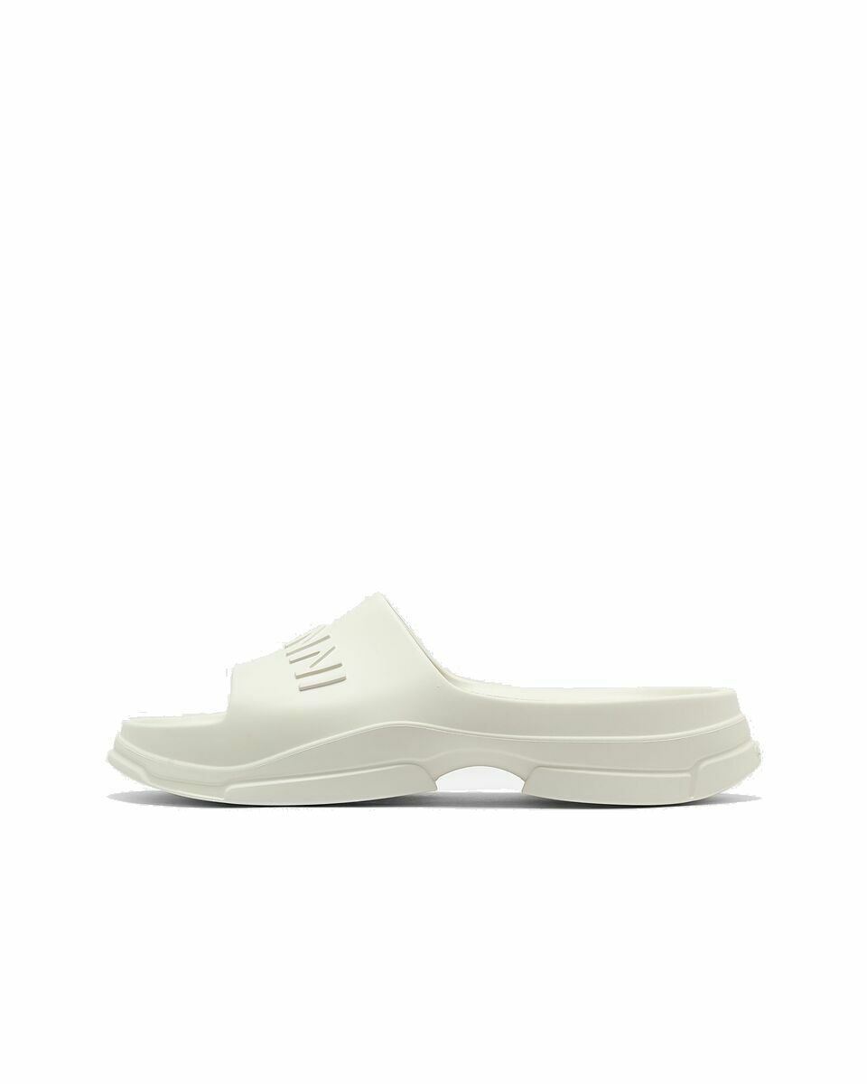 Photo: Ganni Light Weight Pool Slide Beige - Womens - Sandals & Slides