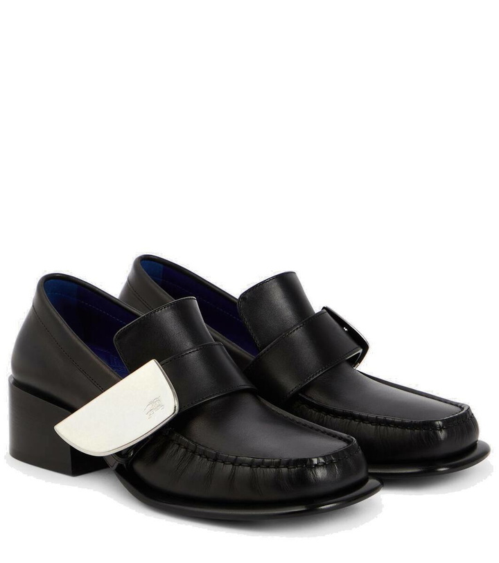 Photo: Burberry Leather loafer pumps