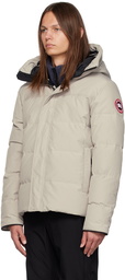 Canada Goose Beige MacMillan Down Jacket