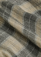 Won Hundred Maza Checked Woven Overshirt Grey