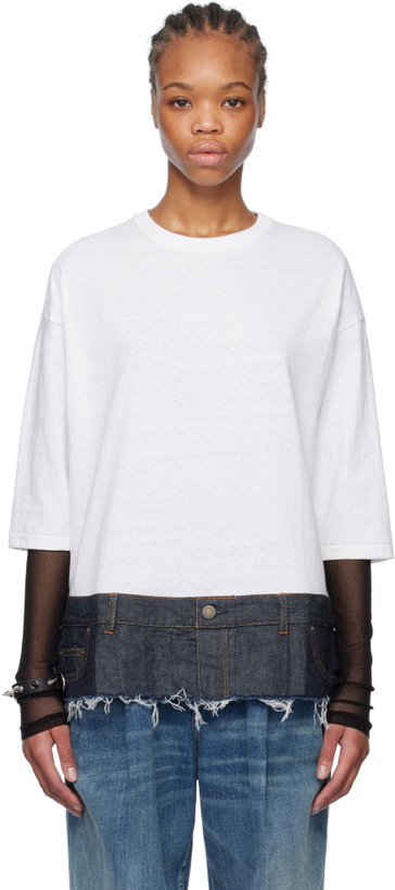 Photo: UNDERCOVER White Jeans T-shirt