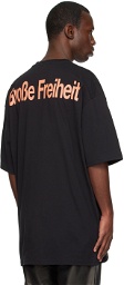 032c Black 'Grosse Freiheit' T-Shirt
