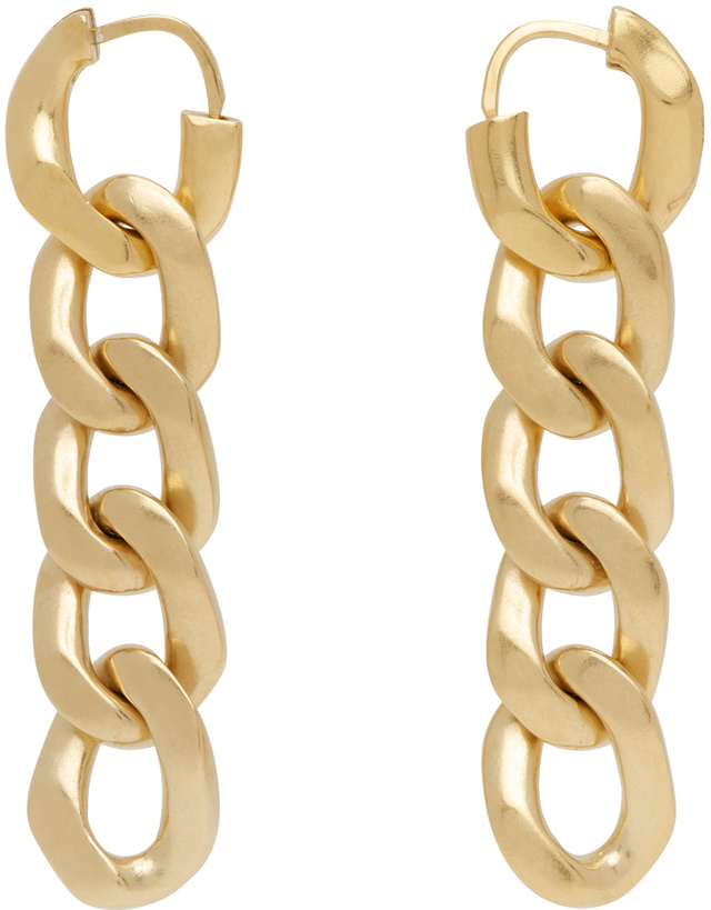 Photo: Maison Margiela Gold Gourmette Collection Earrings