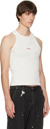 Carne Bollente White Titilation Tank Top