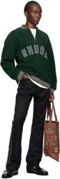 Rhude Green Varsity Sweatshirt