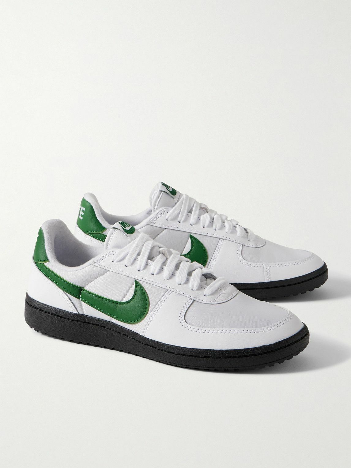 Nike - Field General 82 SP Mesh and Leather Sneakers - White