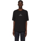 Acne Studios Black Reflective Patch Motif T-Shirt