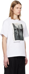 sacai White 'James Dean' T-shirt