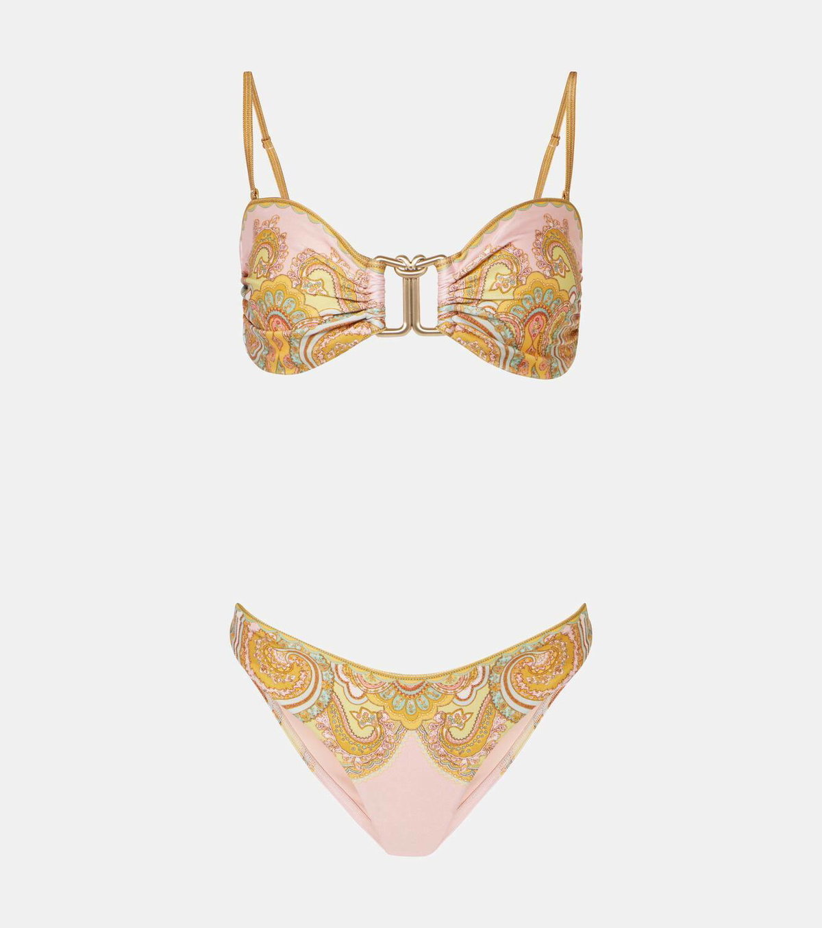 Zimmermann Maxine knot-detail paisley bikini Zimmermann