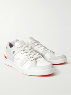 ON - The Roger Clubhouse Faux Leather Tennis Sneakers - White