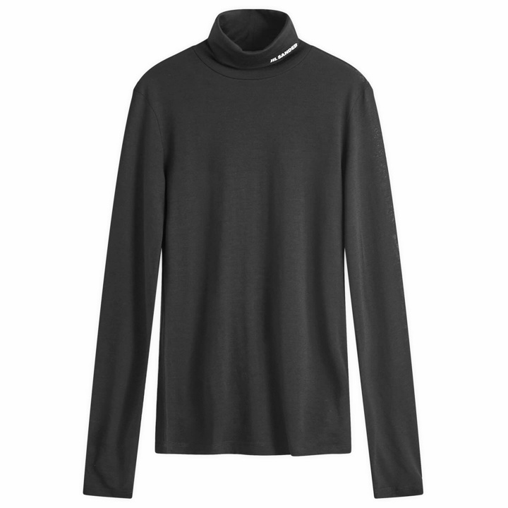 Photo: Jil Sander+ Men's Jil Sander Plus Roll Neck Wool Sweatshirt in Black