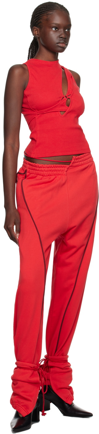 SRVC Red Armour Tank Top