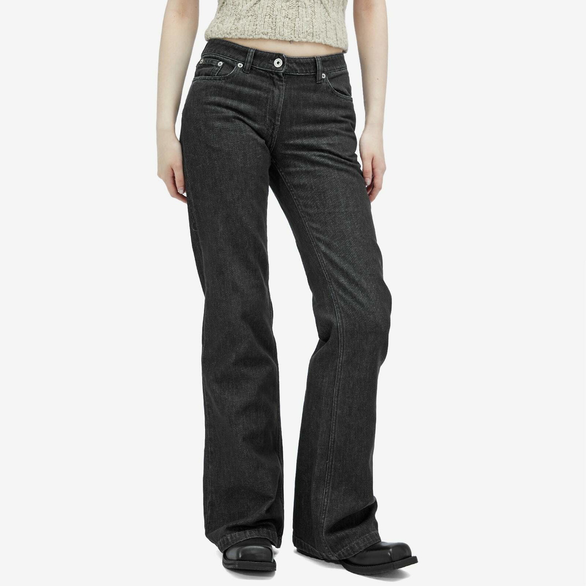 KNWLS Women's Alice Jeans in Washed Black