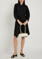 Lemaire Scarf-effect Cotton Blouse Black