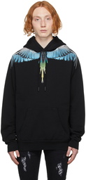 Marcelo Burlon County of Milan Black & Blue Wings Hoodie