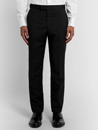 The Row - Black Imran Wool and Mohair-Blend Trousers - Black