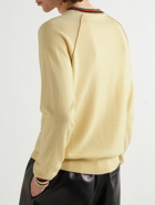 Wales Bonner - Striped Cashmere Sweater - Yellow