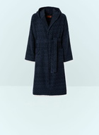 Missoni Chalk Hooded Bathrobe