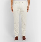 Massimo Alba - Slim-Fit Cotton-Corduroy Trousers - White