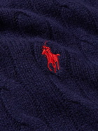 Polo Ralph Lauren - Cable-Knit Wool and Cashmere-Blend Sweater - Blue