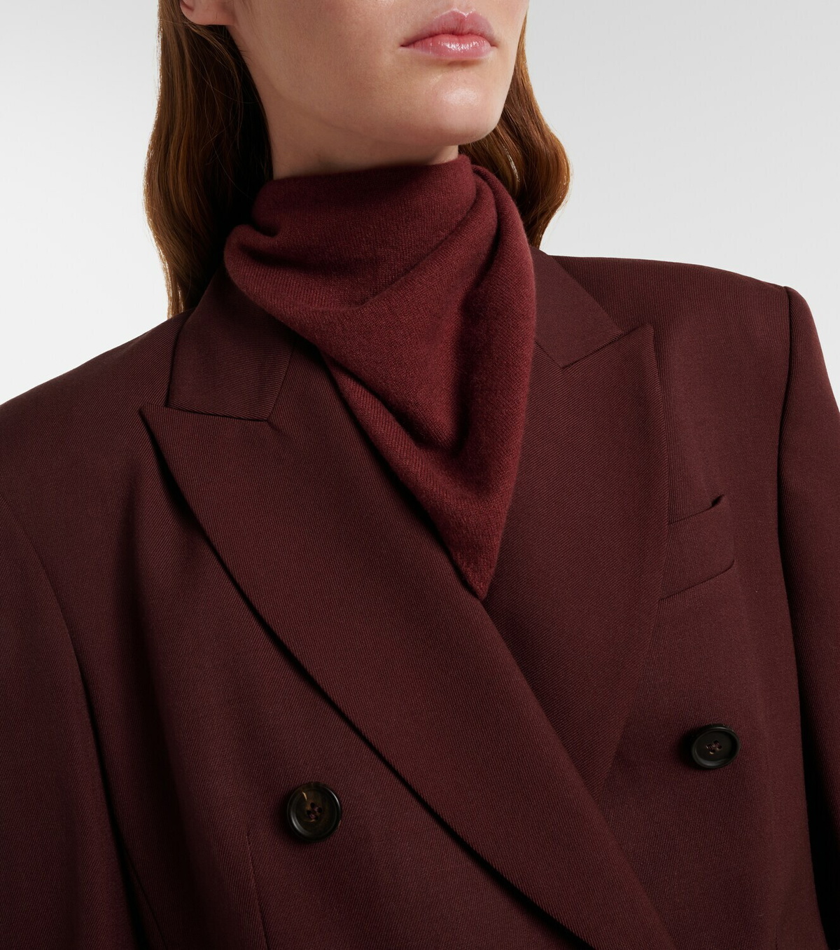Brunello Cucinelli Monili cashmere scarf