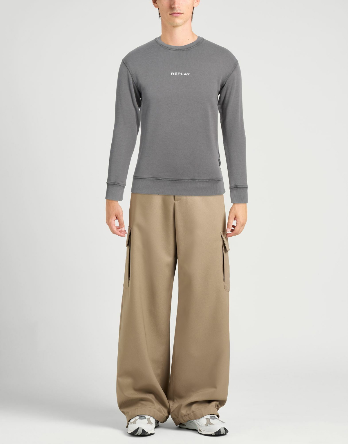 Replay Mens Sweatshirt in Grey