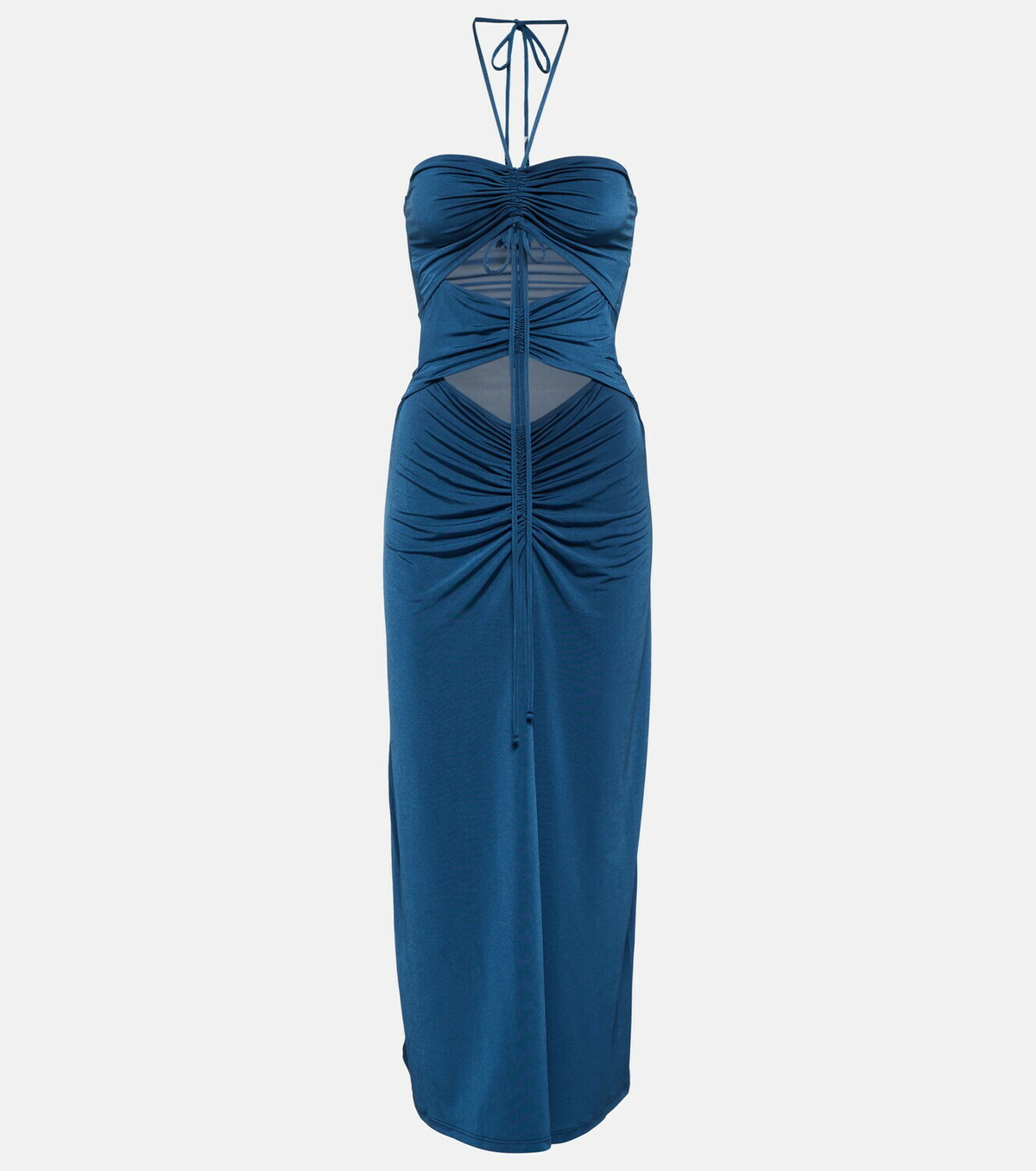 Jade Swim Kira halterneck cutout midi dress