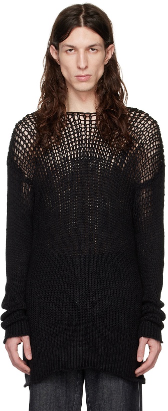 Photo: Gabriela Coll Garments SSENSE Exclusive Black No.181 Sweater