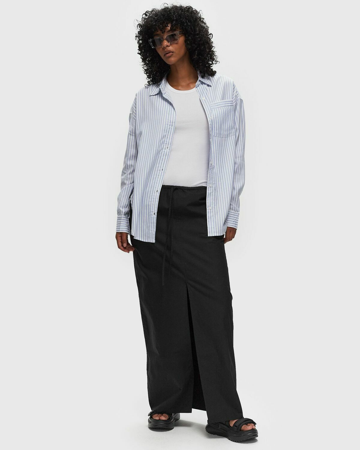 Designers, Remix Aubrey Oversized Shirt Blue Shirts & Blouses