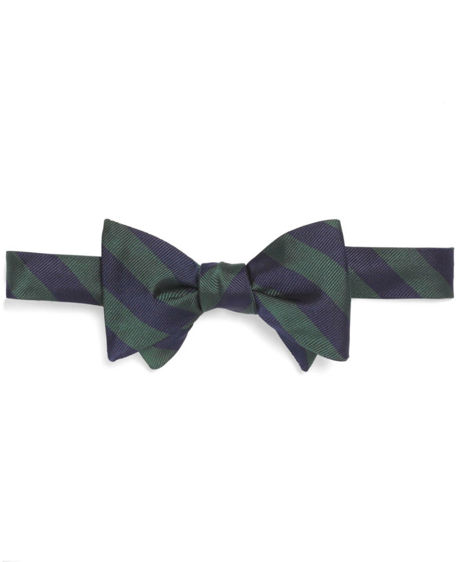 Photo: Brooks Brothers Men's Stripe Bow Tie | Green