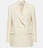 Gabriela Hearst Kees double-breasted wool and silk blazer